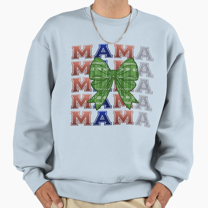 Football Mama Sweatshirt - Trendy Graphic for Adults - T-Shirt, Sweatshirt, Hoodie