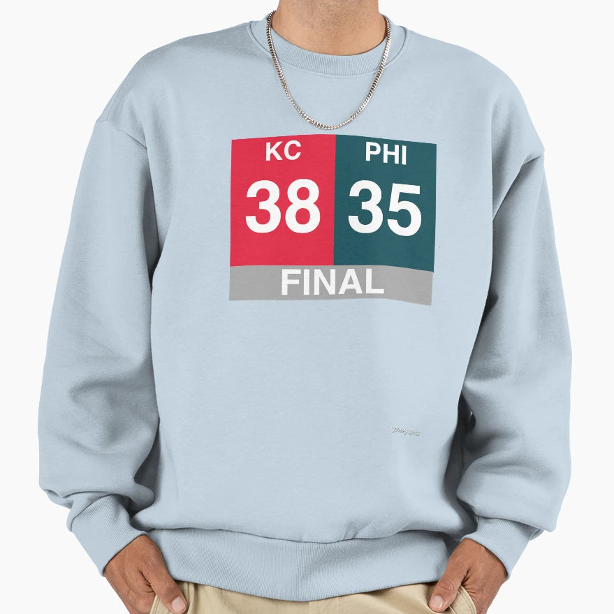 Final Score Sweatshirt - Minimalist Print Unisex - T-Shirt, Sweatshirt, Hoodie