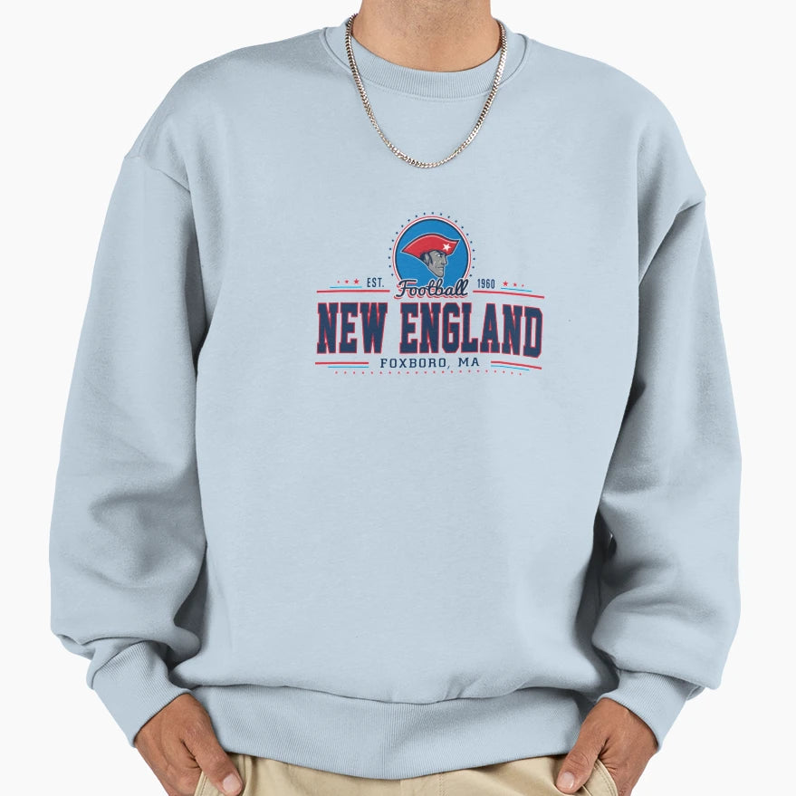 New England Patriots Sweatshirt - Custom Art Print for Adults - T-Shirt, Sweatshirt, Hoodie