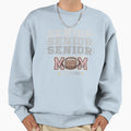 Senior Mom Class 2026 Football Sweatshirt - Graphic Print Unisex - T-Shirt, Sweatshirt, Hoodie