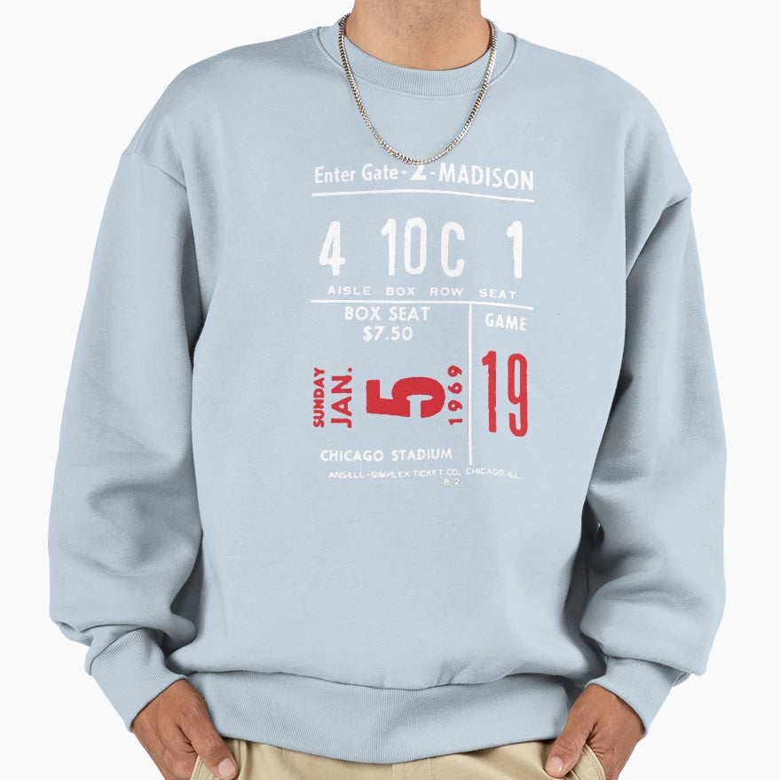 Chicago 1969 Sweatshirt - Minimalist Print Men Women - T-Shirt, Sweatshirt, Hoodie
