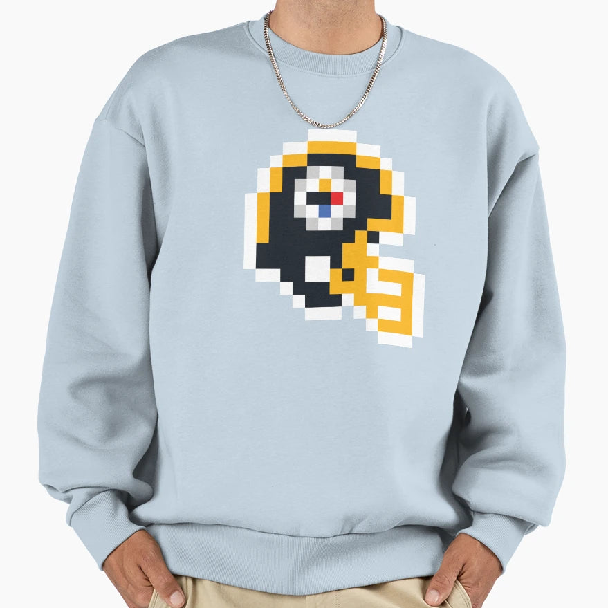 Pittsburgh Steelers 8 Bit Football Sweatshirt - Trendy Graphic for Adults - T-Shirt, Sweatshirt, Hoodie