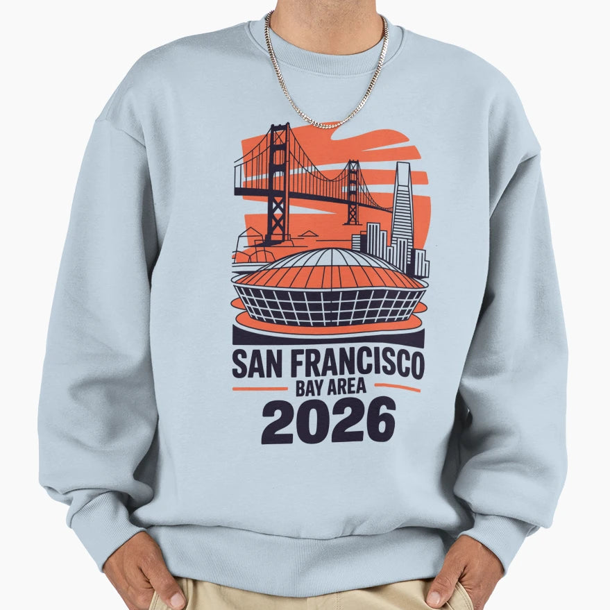 San Francisco Bay Area Golden Gate T-Shirt - Custom Art Print Unisex - T-Shirt, Sweatshirt, Hoodie