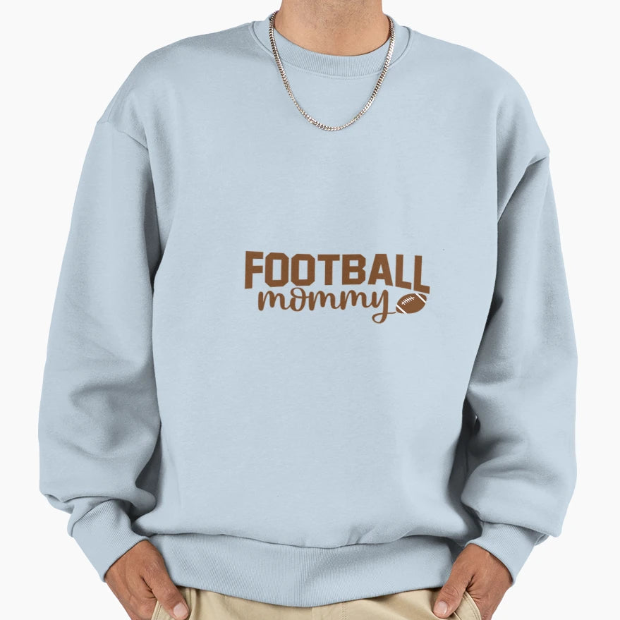 Fooball Mommy Sweatshirt - Minimalist Print for Adults - T-Shirt, Sweatshirt, Hoodie