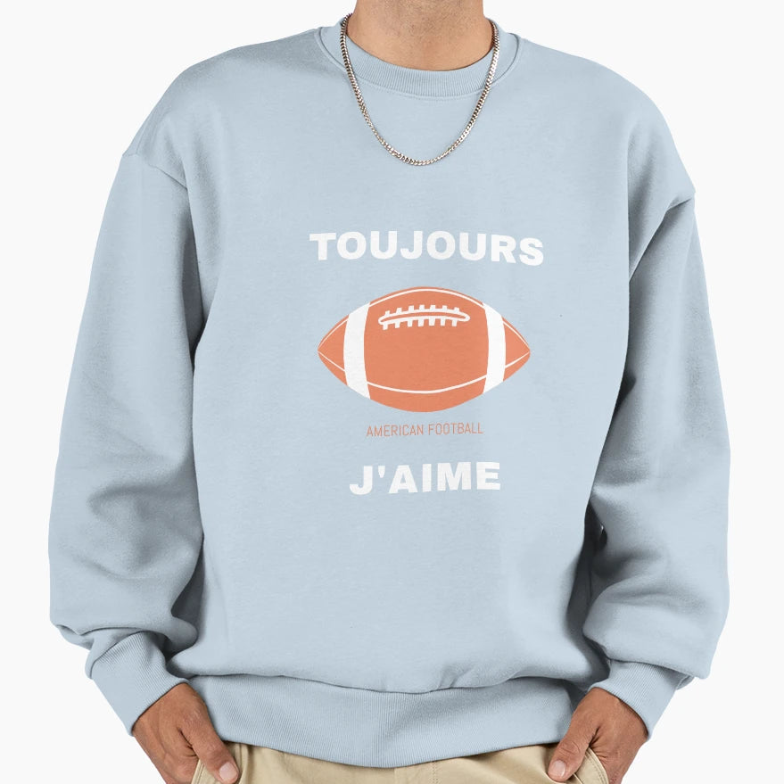 Football Sweatshirt - Aesthetic Graphic Men Women - T-Shirt, Sweatshirt, Hoodie