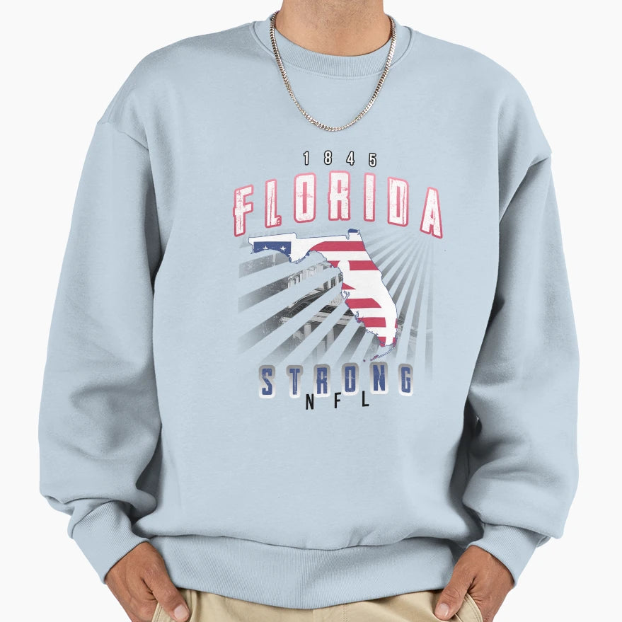 Florida Strong Nfl Sweatshirt - Custom Art Print for Adults - T-Shirt, Sweatshirt, Hoodie