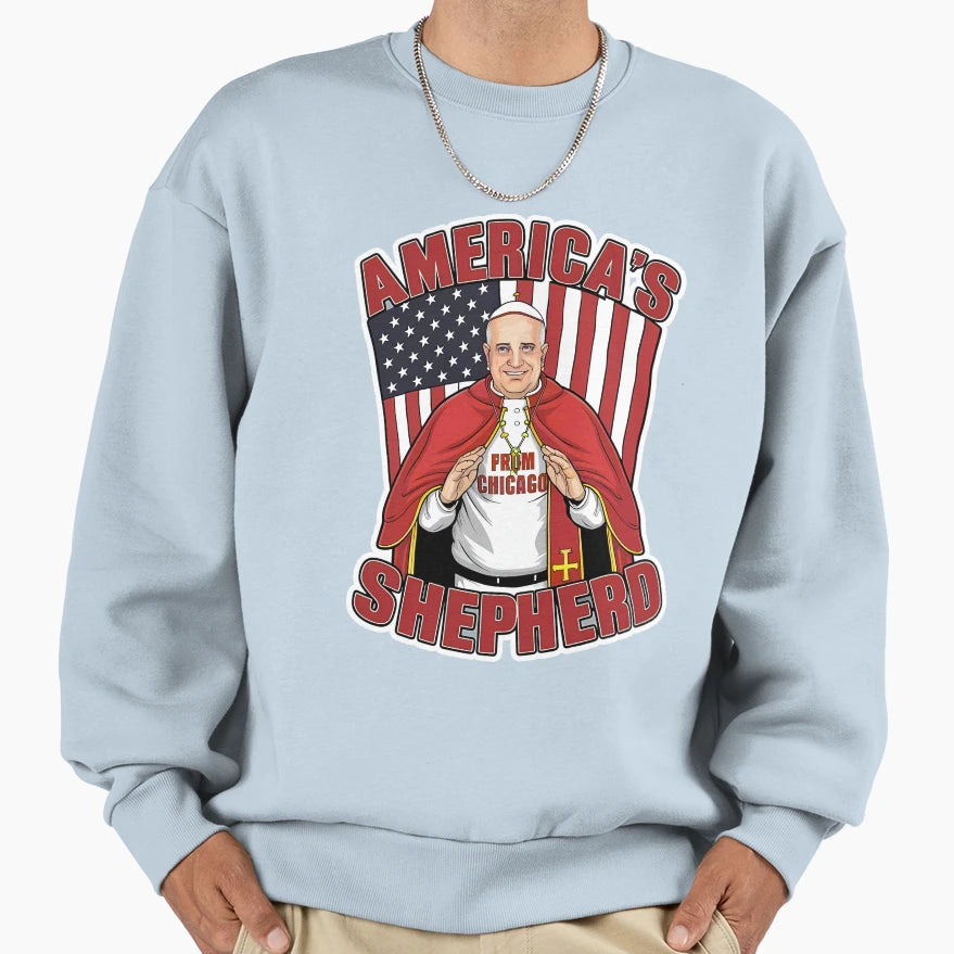 Pope Leo Sweatshirt - Graphic Print for Adults - T-Shirt, Sweatshirt, Hoodie