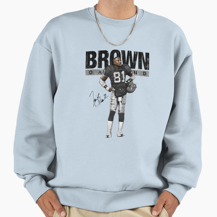 Tim Brown Las Vegas Pre Game Sweatshirt - Fun Novelty Design Unisex - T-Shirt, Sweatshirt, Hoodie