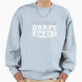 Im Here To Draft Kickers Funny Sweatshirt - Graphic Print for Adults - T-Shirt, Sweatshirt, Hoodie