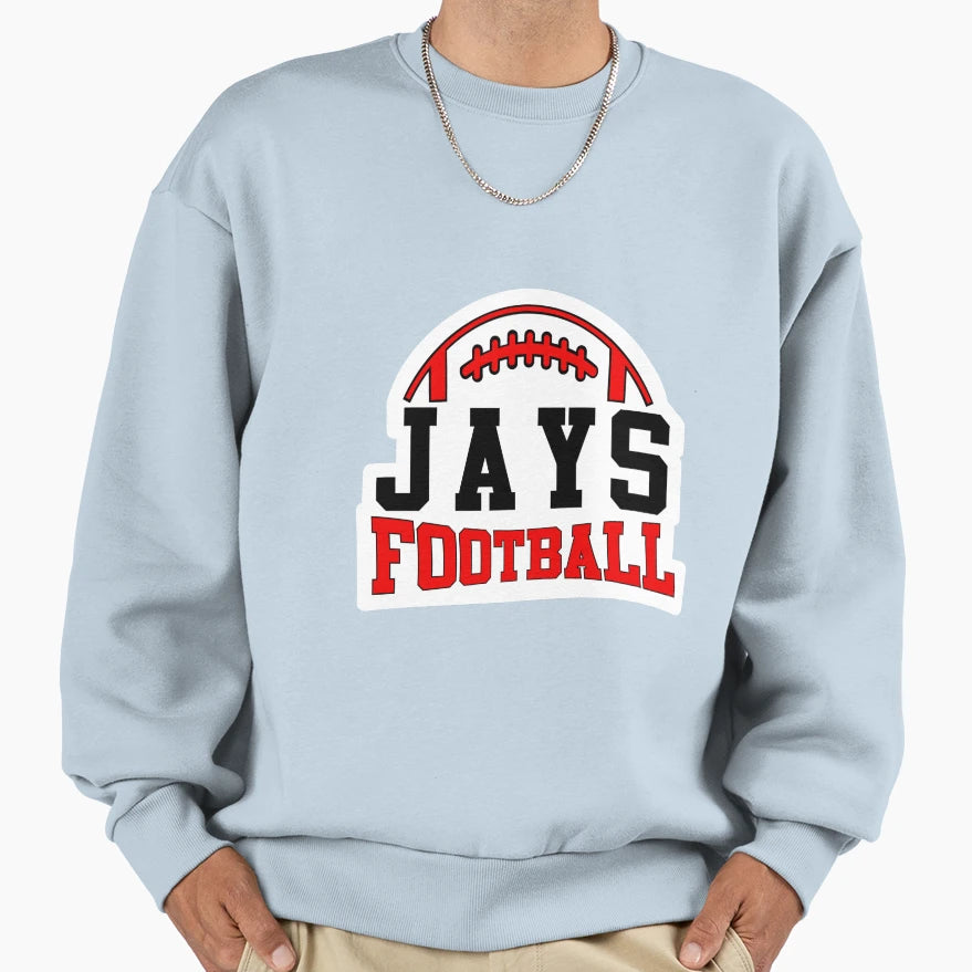 Jc Jays Football Sweatshirt - Aesthetic Graphic Men Women - T-Shirt, Sweatshirt, Hoodie