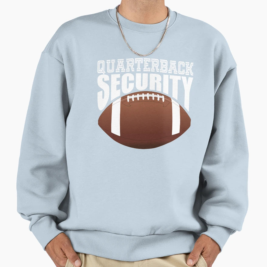 Quarterback Security Offensive Sweatshirt - Custom Art Print Men Women - T-Shirt, Sweatshirt, Hoodie