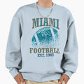 Miami Football Sweatshirt - Graphic Print for Adults - T-Shirt, Sweatshirt, Hoodie