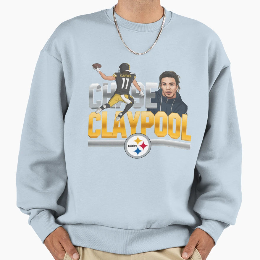 Chase Claypool Sweatshirt - Novelty Apparel Men Women - T-Shirt, Sweatshirt, Hoodie