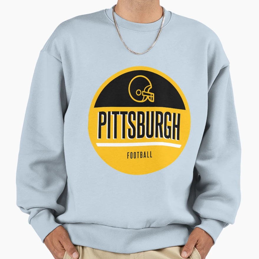 Pittsburgh Football Sweatshirt - Unique Graphic for Adults - T-Shirt, Sweatshirt, Hoodie