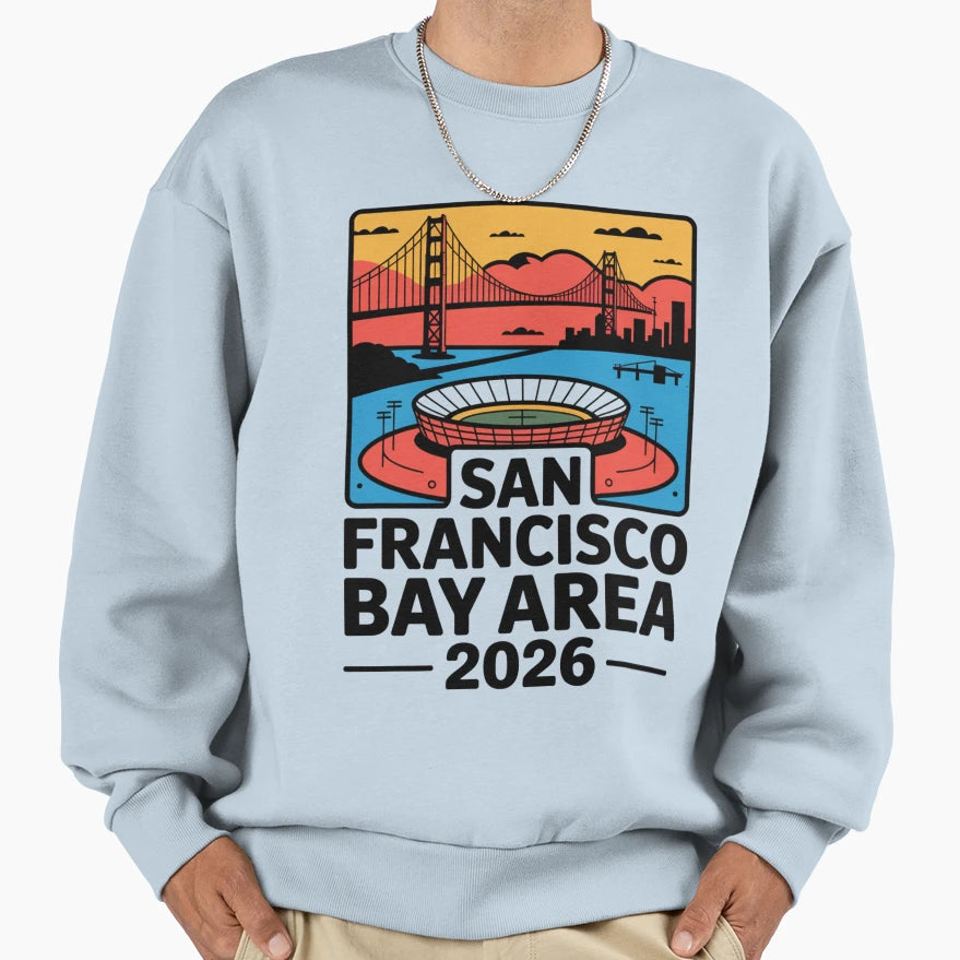 San Francisco Bay Area Golden Gate T-Shirt - Graphic Print Men Women - T-Shirt, Sweatshirt, Hoodie