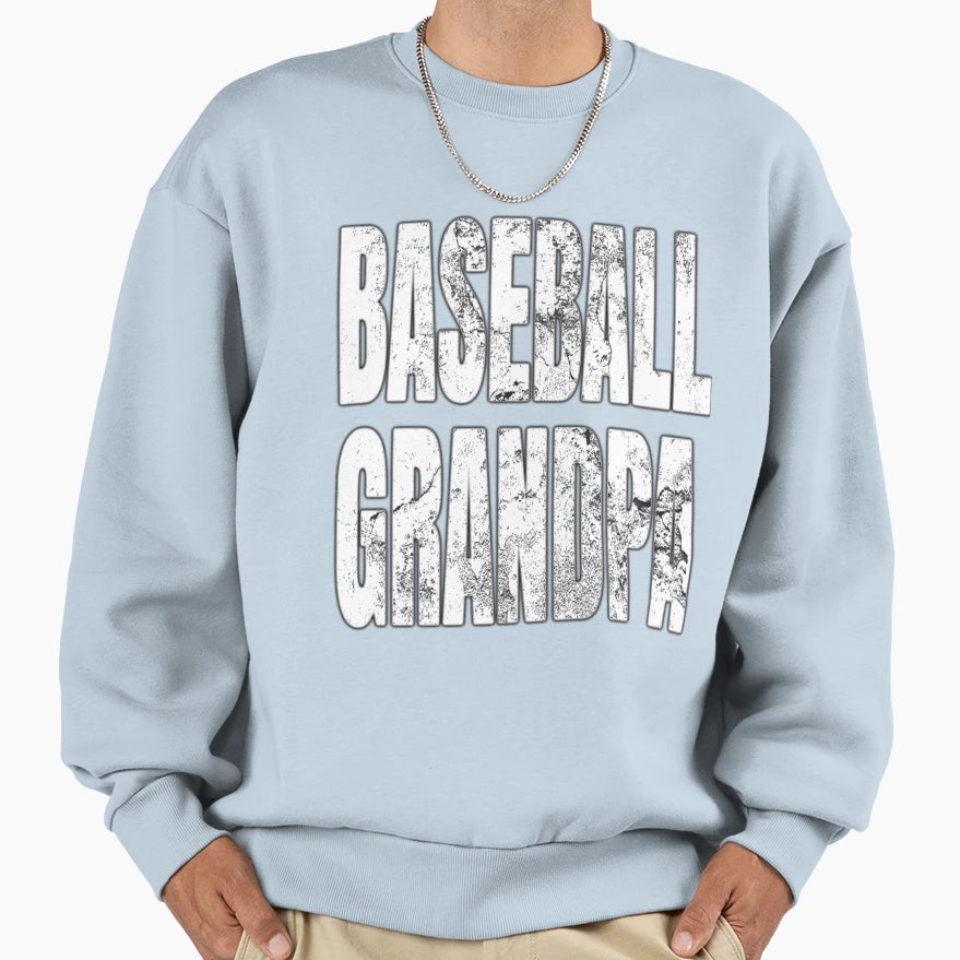 Baseball Grandpa Granddad Sweatshirt - Streetwear Style Men Women - T-Shirt, Sweatshirt, Hoodie