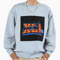 Super Bowl Colorful Blue Sweatshirt - Custom Art Print for Adults - T-Shirt, Sweatshirt, Hoodie