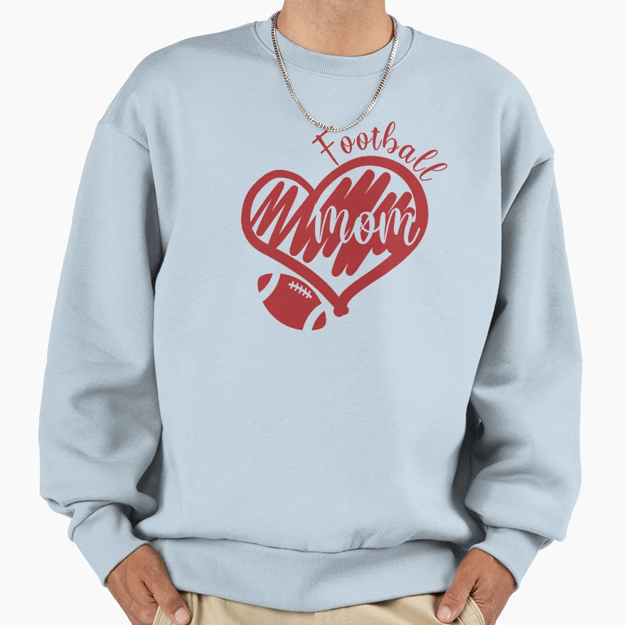 Football Mom Sweatshirt - Trendy Graphic Unisex - T-Shirt, Sweatshirt, Hoodie