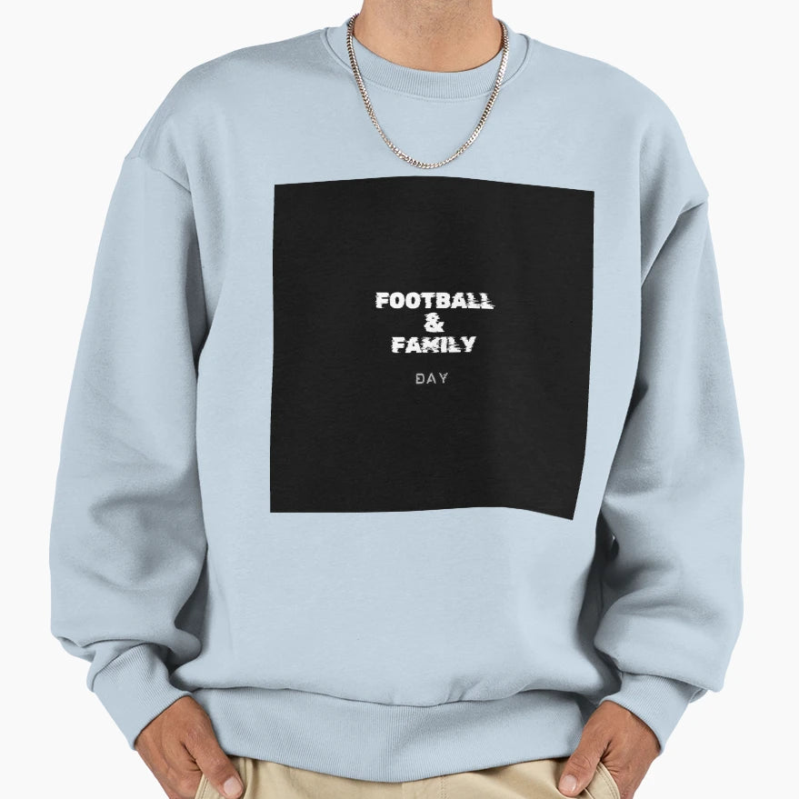 Football Family Day Sweatshirt - Graphic Print Unisex - T-Shirt, Sweatshirt, Hoodie