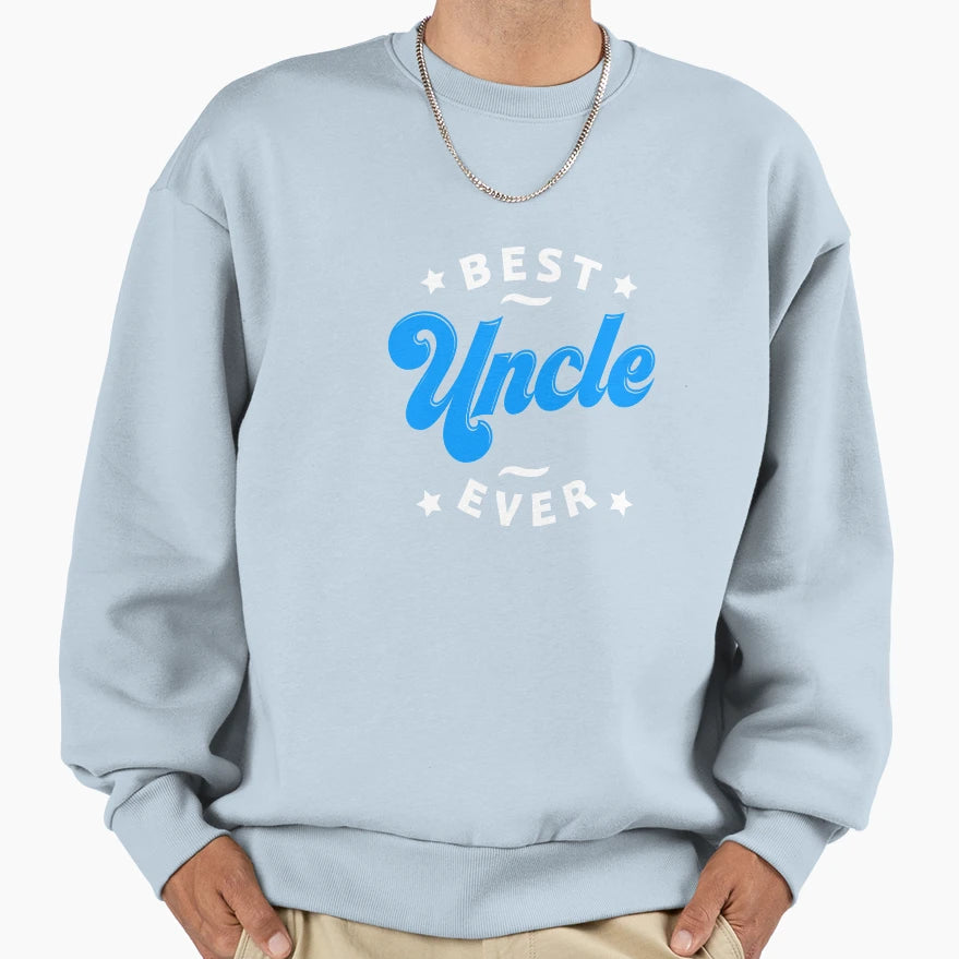 Best Uncle Ever Favourite Uncle Sweatshirt - Custom Art Print Men Women - T-Shirt, Sweatshirt, Hoodie