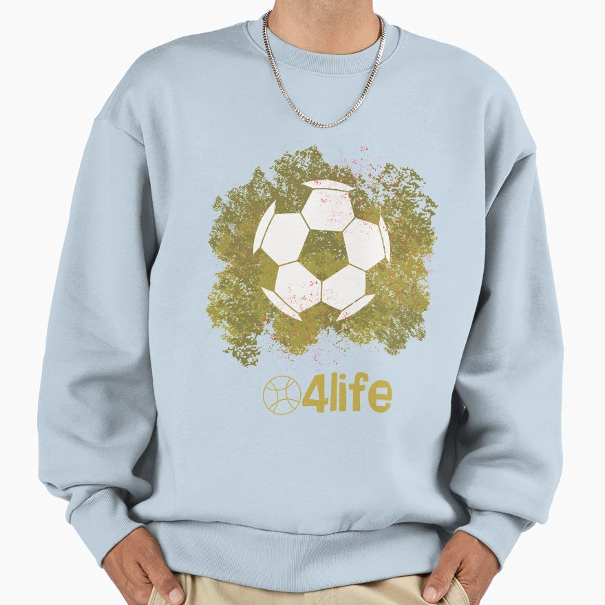 Football Life Sweatshirt - Minimalist Print Unisex - T-Shirt, Sweatshirt, Hoodie