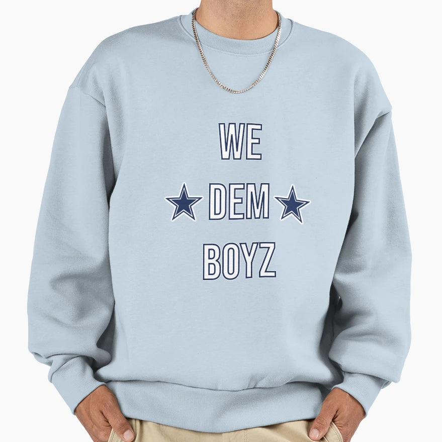 We Dem Boyz Dallas Cowboys T-Shirt - Minimalist Print Men Women - T-Shirt, Sweatshirt, Hoodie