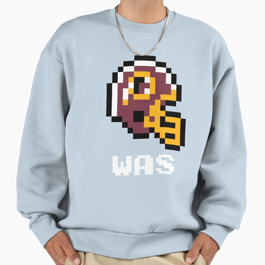 Washington Tecmo Super Bowl Football Sweatshirt - Graphic Print for Adults - T-Shirt, Sweatshirt, Hoodie