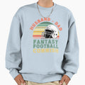 Husband Dad Fantasy Football Sweatshirt - Minimalist Print for Adults - T-Shirt, Sweatshirt, Hoodie