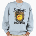 Softball Nana Leopard Game Day Sweatshirt - Streetwear Style Men Women - T-Shirt, Sweatshirt, Hoodie
