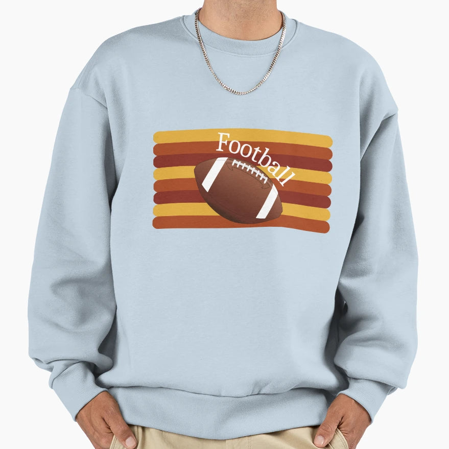 Football Sweatshirt - Casual Everyday Wear for Adults - T-Shirt, Sweatshirt, Hoodie