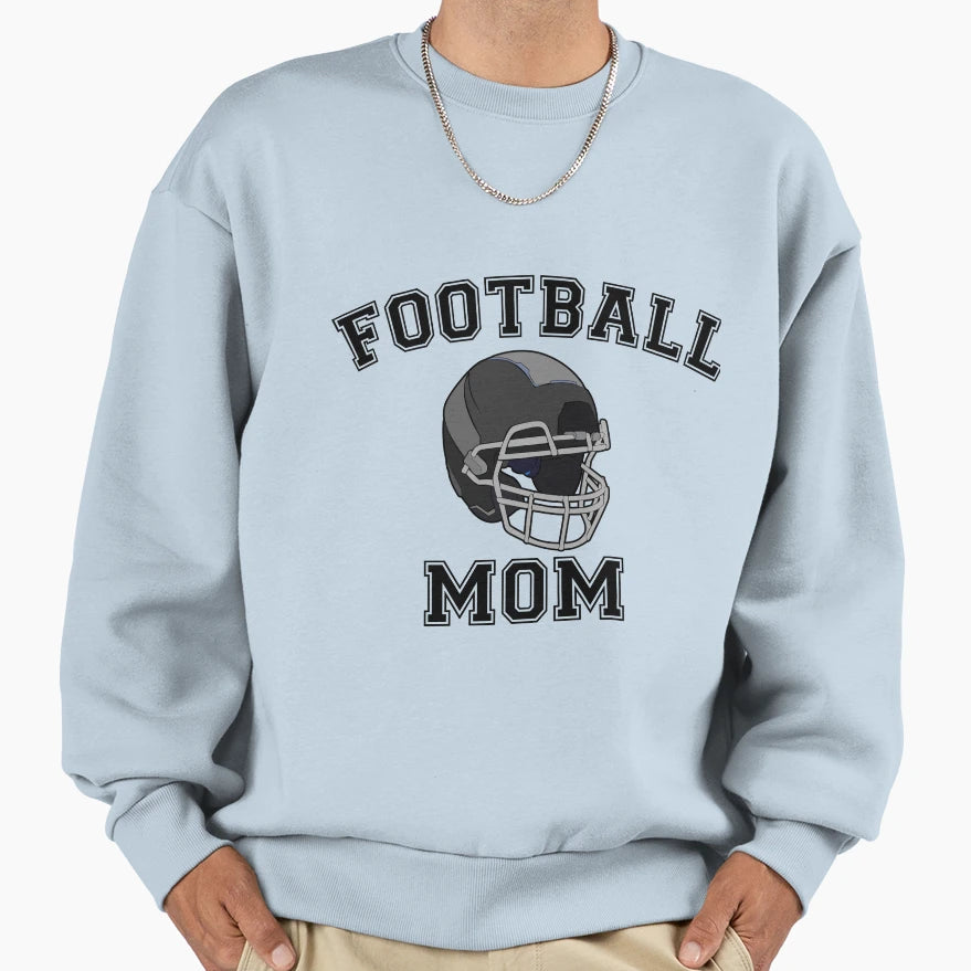 Football Mom Sweatshirt - Unique Graphic for Adults - T-Shirt, Sweatshirt, Hoodie