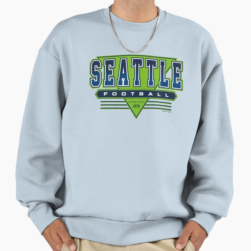 Seattle Football Seahawks Inspired Sweatshirt - Novelty Apparel for Adults - T-Shirt, Sweatshirt, Hoodie