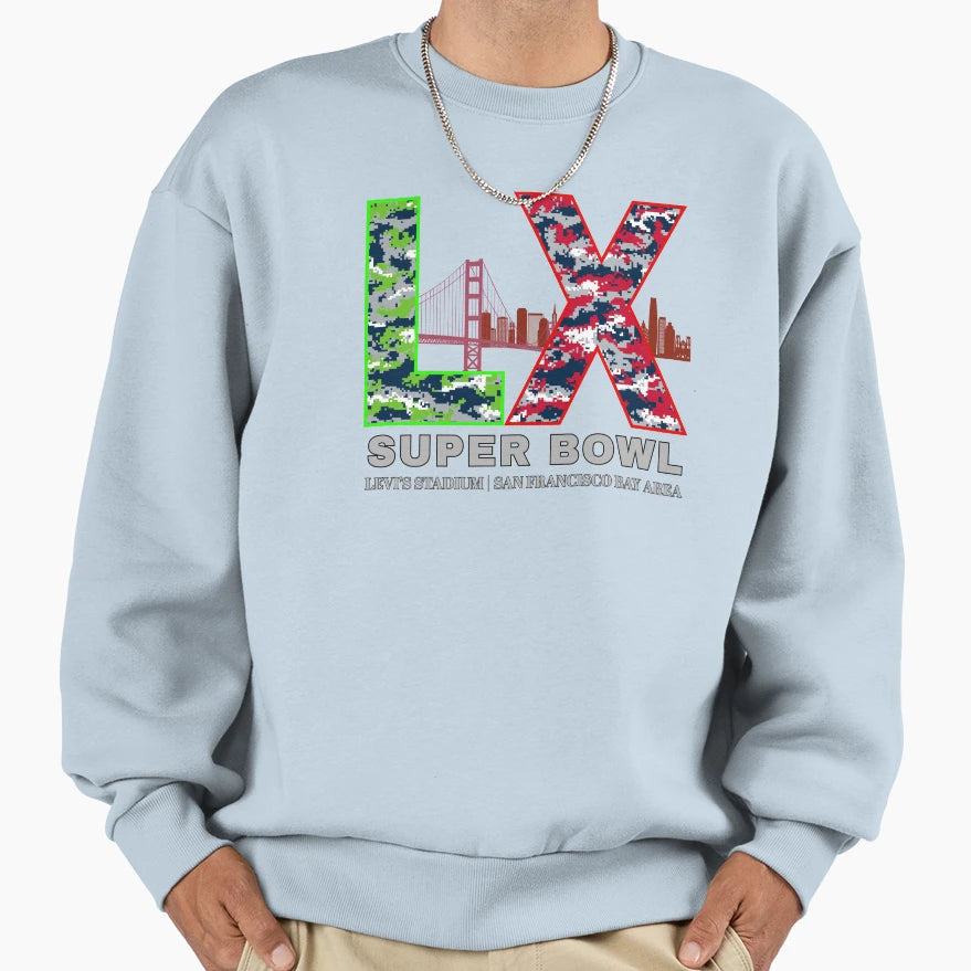 Super Bowl 2026 Sweatshirt - Fun Novelty Design Unisex - T-Shirt, Sweatshirt, Hoodie