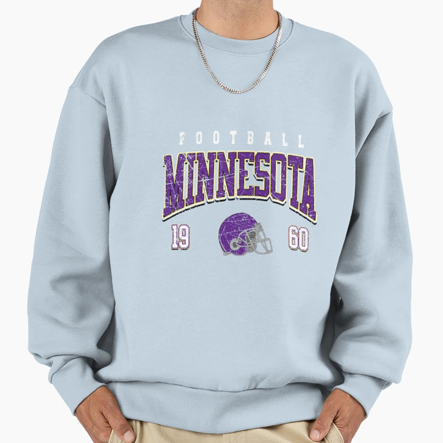 Minnesota Vikings Football S Sweatshirt - Streetwear Style for Adults - T-Shirt, Sweatshirt, Hoodie
