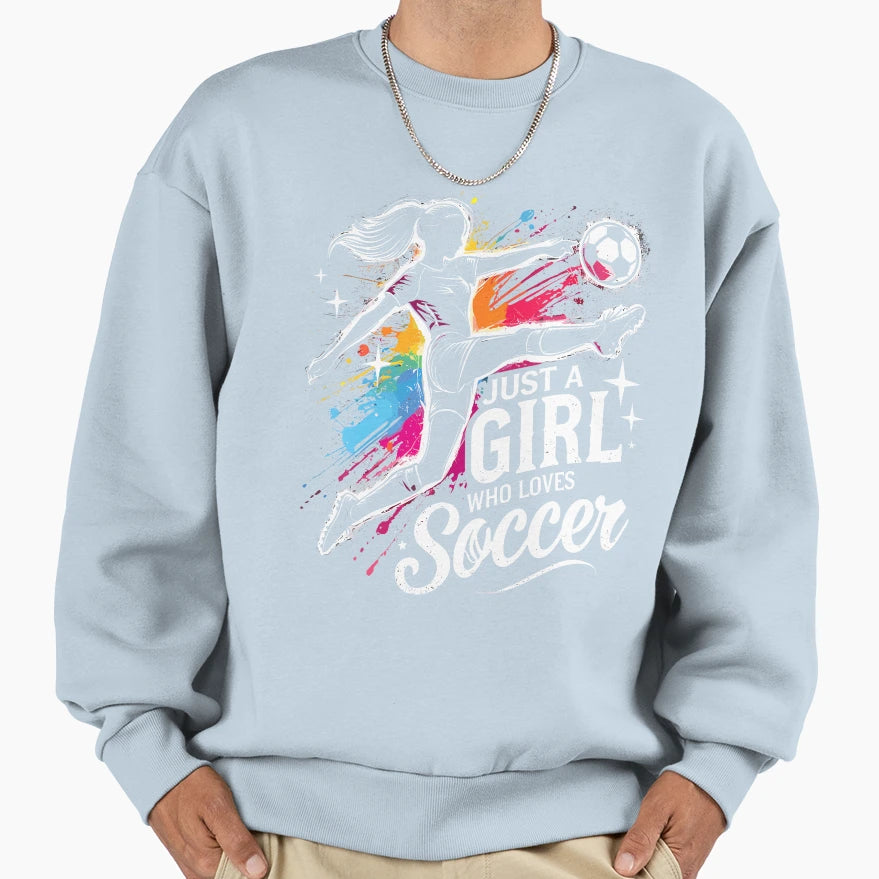 Football Lovers Just Who Loves Sweatshirt - Trendy Graphic for Adults - T-Shirt, Sweatshirt, Hoodie