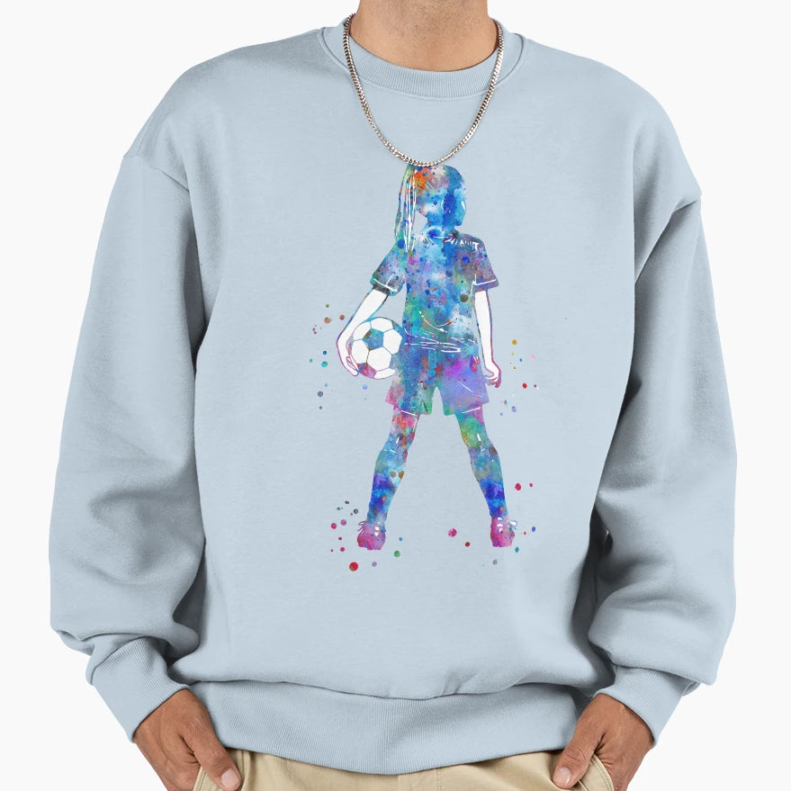 Soccer Player Sweatshirt - Streetwear Style Unisex - T-Shirt, Sweatshirt, Hoodie