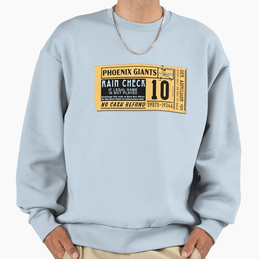 Phoenix Giants Ticket Sweatshirt - Minimalist Print Men Women - T-Shirt, Sweatshirt, Hoodie