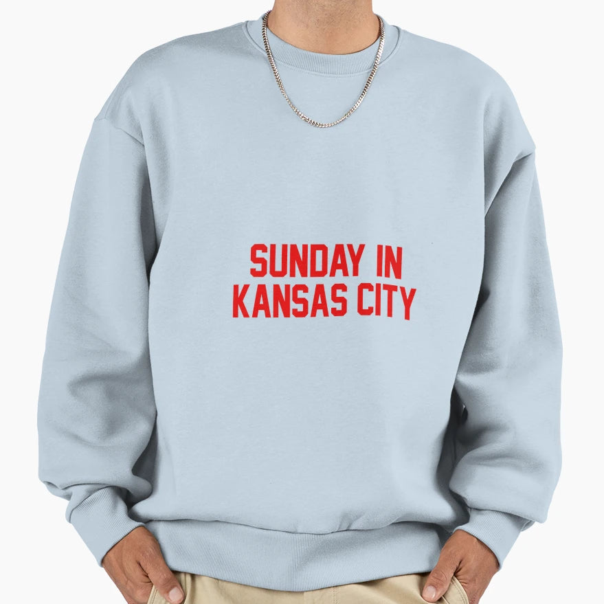 Sunday Kansas City Football Sweatshirt - Fun Novelty Design Men Women - T-Shirt, Sweatshirt, Hoodie