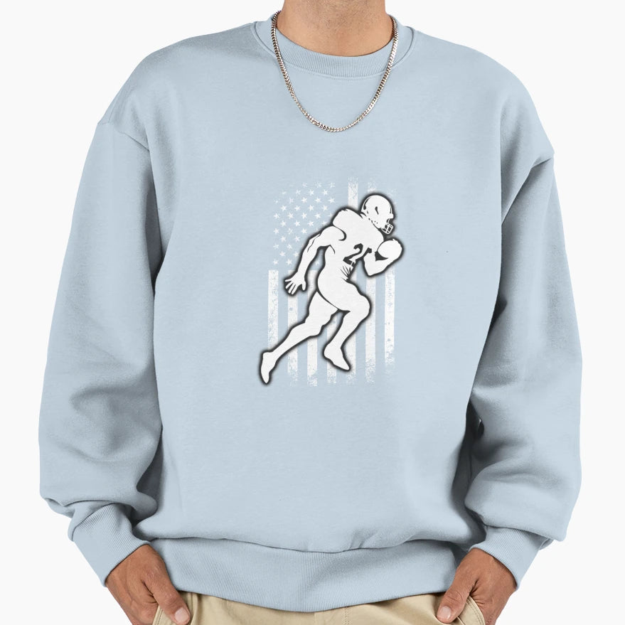 American Football Sweatshirt - Graphic Print Men Women - T-Shirt, Sweatshirt, Hoodie