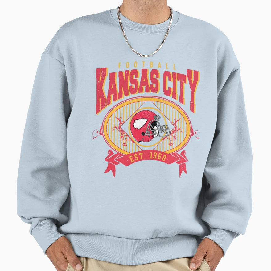 Art Kansas City Chiefs Sweatshirt - Unique Graphic Unisex - T-Shirt, Sweatshirt, Hoodie