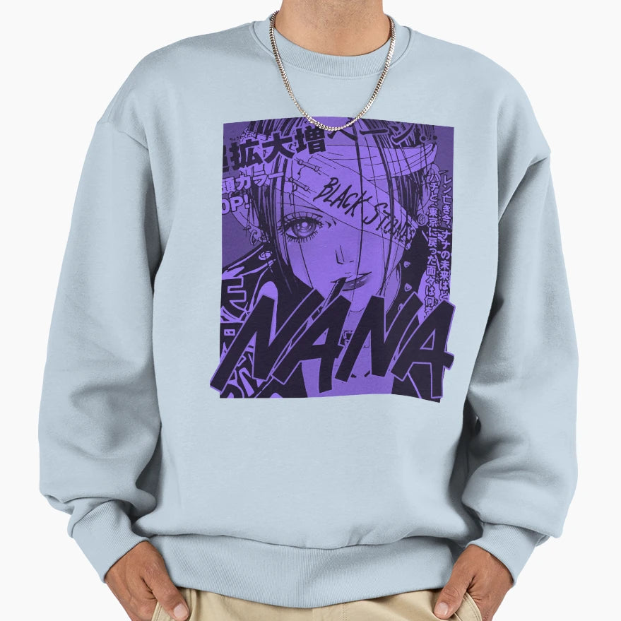 Nana Anime Nana Osaki Black Stones Sweatshirt - Unique Graphic for Adults - T-Shirt, Sweatshirt, Hoodie