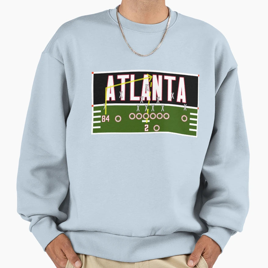 Atlanta Touchdown Sweatshirt - Aesthetic Graphic Unisex - T-Shirt, Sweatshirt, Hoodie