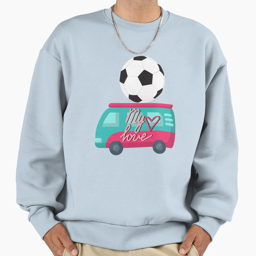 My Second Love Is Football Sweatshirt - Novelty Apparel Unisex - T-Shirt, Sweatshirt, Hoodie
