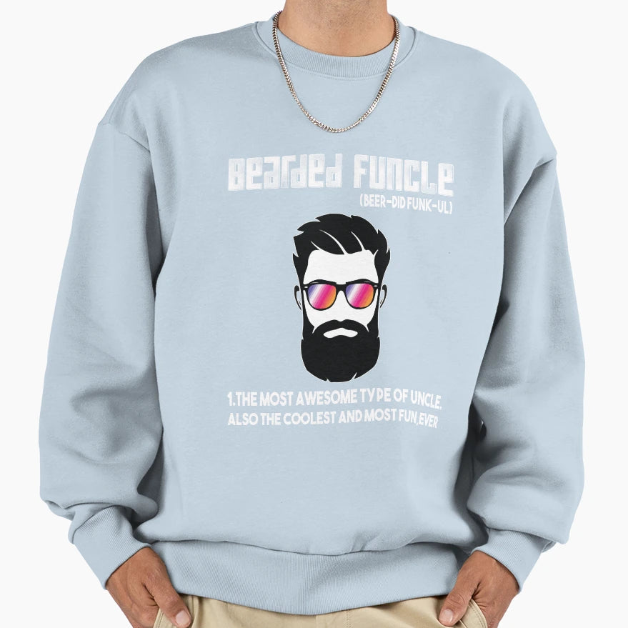 Beard Season Never Ends Sweatshirt - Custom Art Print for Adults - T-Shirt, Sweatshirt, Hoodie
