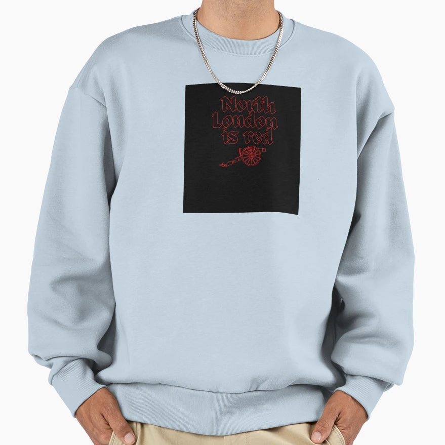 North London Is Red Sweatshirt - Unique Graphic for Adults - T-Shirt, Sweatshirt, Hoodie