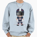 Football Player Info Sweatshirt - Fun Novelty Design Unisex - T-Shirt, Sweatshirt, Hoodie