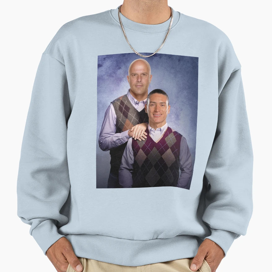 Arne Slot And Darwin Nunez Sweatshirt - Trendy Graphic for Adults - T-Shirt, Sweatshirt, Hoodie