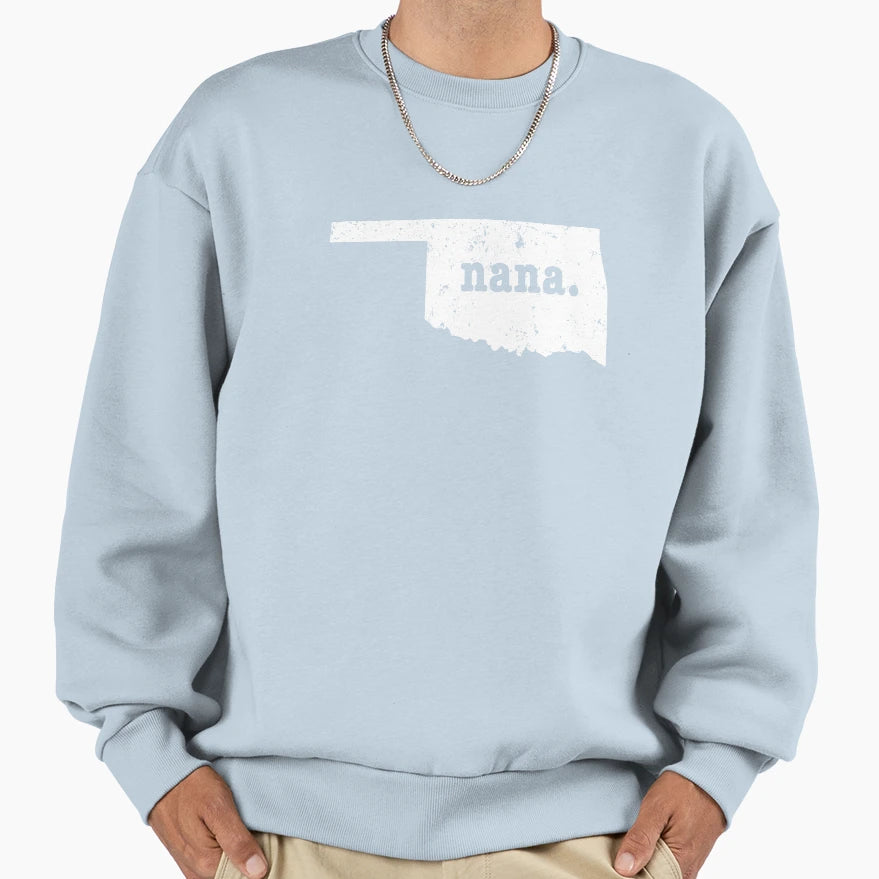 Best Nana Oklahoma Grandma Sweatshirt - Casual Everyday Wear for Adults - T-Shirt, Sweatshirt, Hoodie
