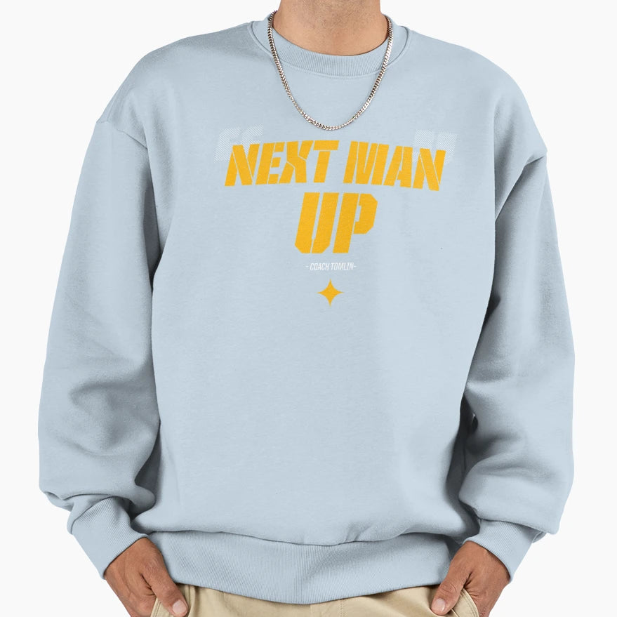 Next Up Sweatshirt - Fun Novelty Design Unisex - T-Shirt, Sweatshirt, Hoodie