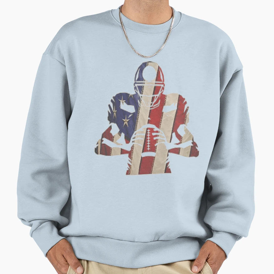 Football Sweatshirt - Aesthetic Graphic for Adults - T-Shirt, Sweatshirt, Hoodie